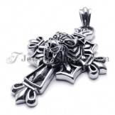 Classical Black Cross Titanium Pendant