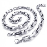 Professional Design Color Brilliancy Excellent Quality Titanium Jewelry Sets Including Necklace Bracelet - Free Shipping