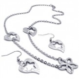 Skillful Manufacture Color Brilliancy Reliable Quality Titanium Jewelry Sets Including Necklace Pendant Earring - Free Shipping