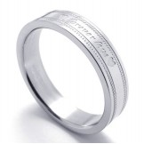 Beautiful Design Color Brilliancy to Enjoy High Reputation at Home and Abroad Titanium Ring