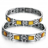 Reliable Quality Health Titanium Lodestone Bracelet For Lovers